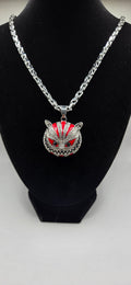 30 inch silver chain with out monster pendant