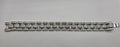 8 inch silver iced out rollie bracelet