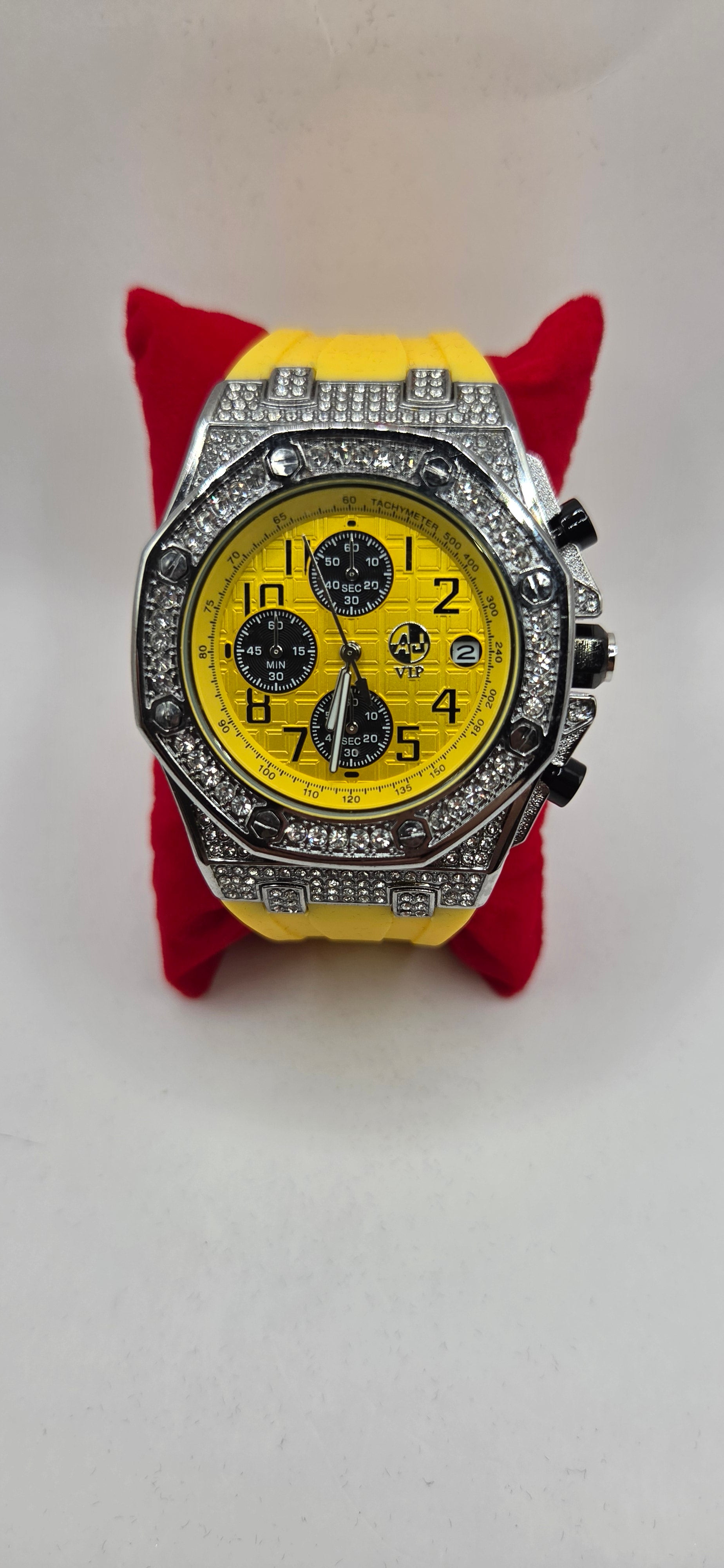 AJ VIP chrono iced out watch