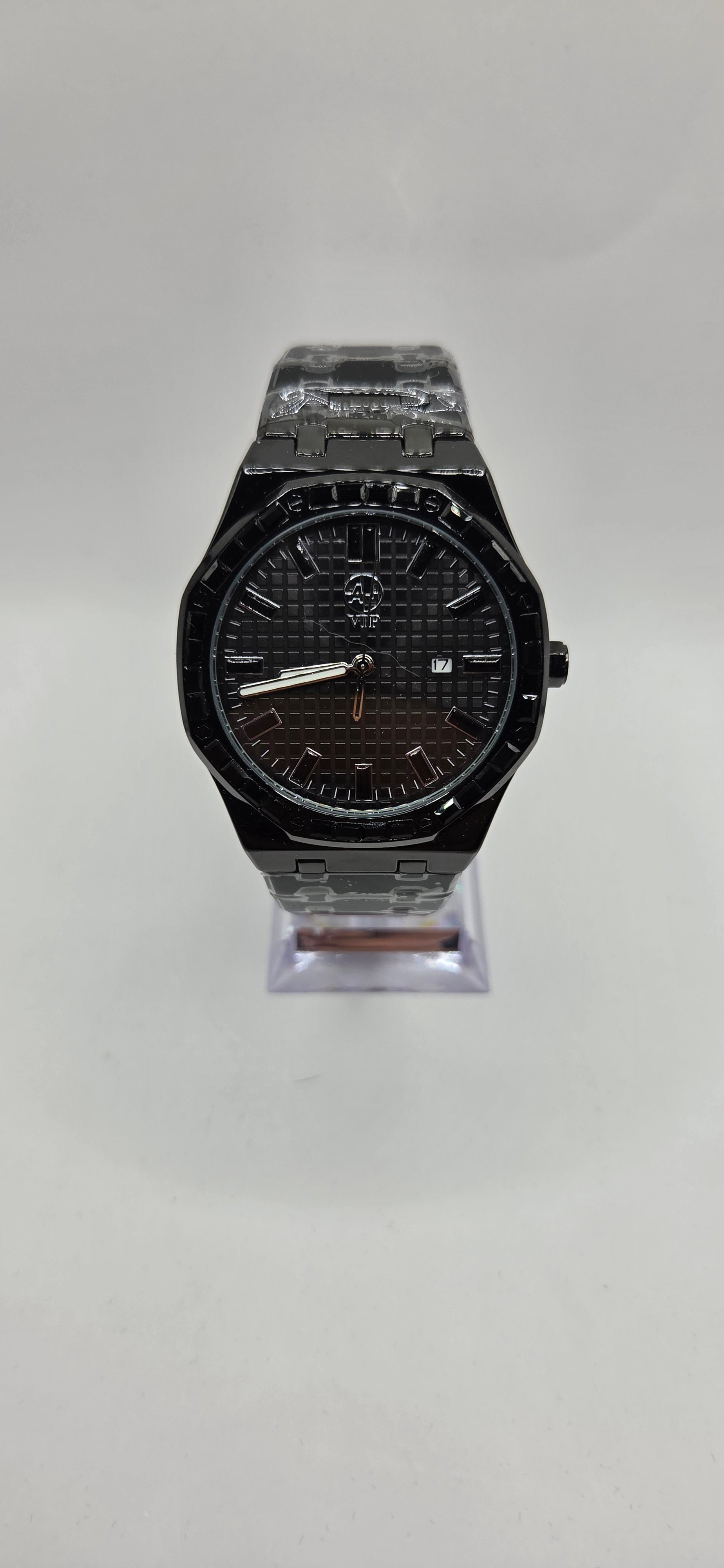 AJ black on black AP style watch