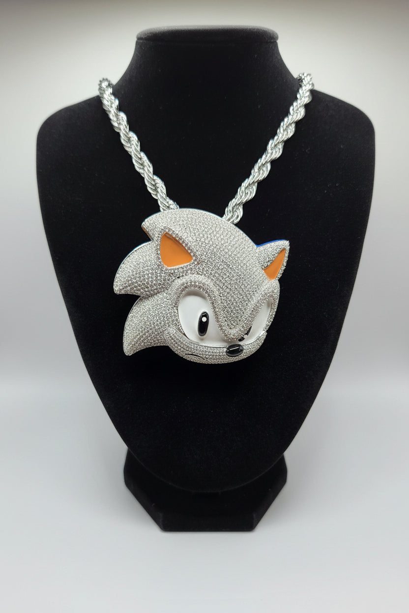Thick 30 inch rope chain with out sonic pendant