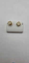 925 Silver gold plated Moissanite earrings 1.00ctw