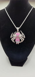 Iced out Spiderman pendant