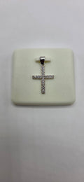 925 silver 0.30CTW Moissanite cross pendant