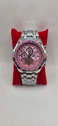Aj Pink on silver time master.