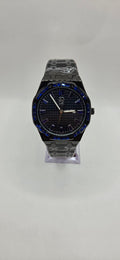 AJ AP style black on blue with VVSCZ stones